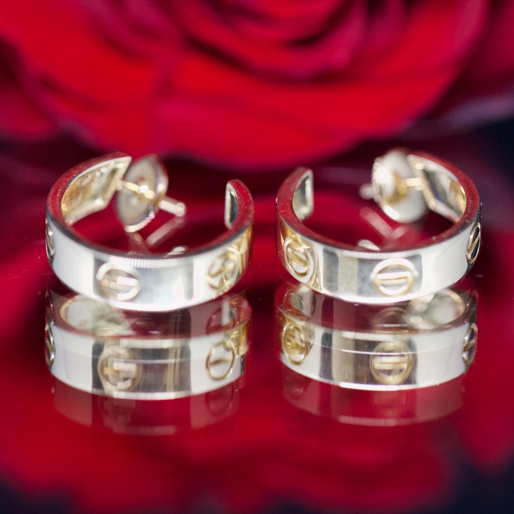 My 18k Cartier Love Earrings